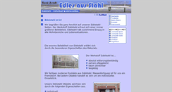 Desktop Screenshot of edles-aus-stahl.de